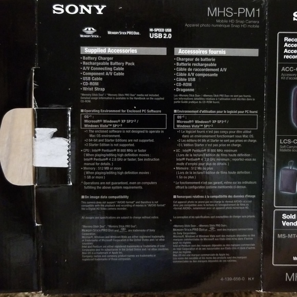 Sony Webbie HD MHS‑PM1 Camcorder - Picture 3 of 7